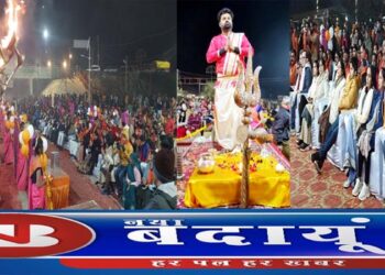 गंगा महाआरती के वार्षिकोत्सव पर्व पर जगमग और भक्तिमय दिखा मां गंगा भागीरथी का तट