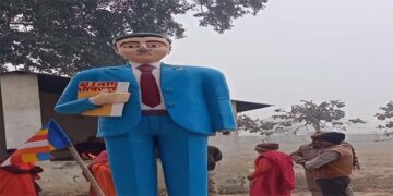 देखिए मझिया गांव में बाबा साहेब की प्रतिमां को आराजकतत्वों ने किया खंडित फिर पनपा आक्रोश