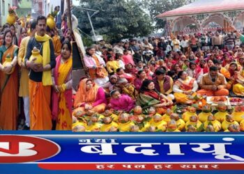 दातागंज में पांच दिवसीय संतों का महासमागम कलशयात्रा के साथ शुरू