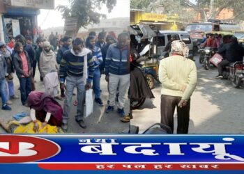 देखिए बदायूं में महिला की ट्रक से कुचलकर मौत और फिर क्या हुआ बवाल