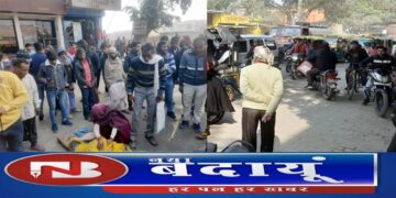 देखिए बदायूं में महिला की ट्रक से कुचलकर मौत और फिर क्या हुआ बवाल