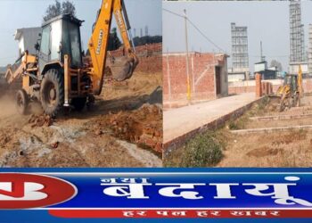 भू-माफियाओं की अवैध कालोनियां और प्लाटों पर प्रशासन ने चलाया बुल्डोजर