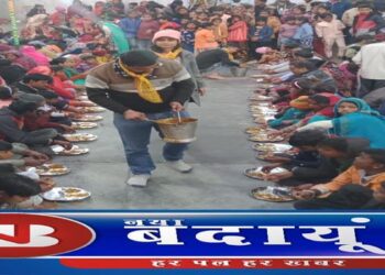 श्रीमद् भागवत कथा का यज्ञ, भंडारे के साथ हुआ समापन