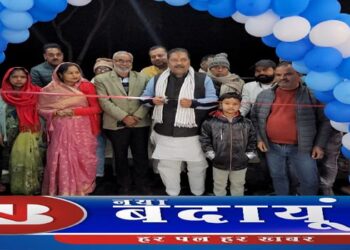 श्याम कंस्ट्रक्शन कजारिया शोरूम का विधायक ने किया उद्घाटन