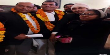 जिला बार एसोसिएशन के नवनिर्वाचित पदाधिकारियों ने ली पद एवं गोपनियता की शपथ