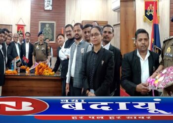 पदोन्नति पर एसएसपी को जिला बार एसोसिएशन के अधिवक्ताओं ने किया सम्मानित