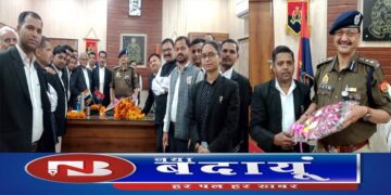 पदोन्नति पर एसएसपी को जिला बार एसोसिएशन के अधिवक्ताओं ने किया सम्मानित