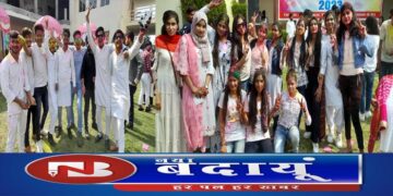 आसिम सिद्यकी पीजी कालेज में लगा होली मेला, छात्र-छात्राओं ने उढ़ाया अबीर-गुलाल