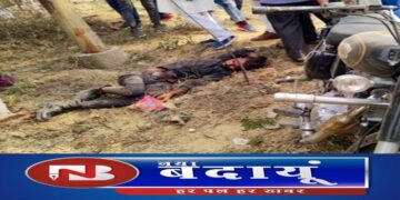 सड़क किनारे खंभे से बाइक की जबरदस्त टक्कर, दो की मौत