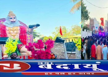 श्रीहनुमान जन्मोत्सव शोभायात्रा बजा शर्मा डीजे,                                        काली अखाड़ा ने दिखाया तांडव