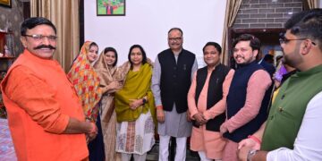 सदर विधायक ने डिप्टी सीएम का किया जोरदार स्वागत