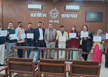 शतप्रतिशत एसआईआर कार्य, बीएलओ और सुपरवाइजर सम्मानित