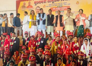 भाजपा सरकार में पूरी भव्यता से होते हैं गरीब बेटियों के विवाह : हरीश शाक्य