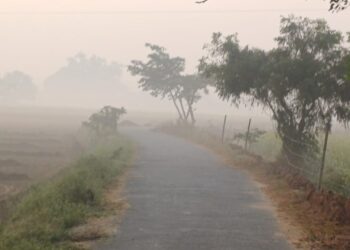 जिले में पछुवा हवा के चलते दिन निकलते ही गलन भरी रही सर्दी