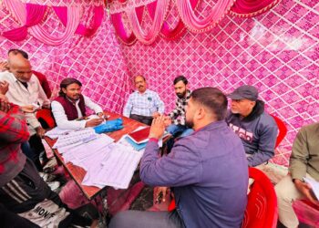 यूथ बिंग सपा के राष्ट्रीय सचिव ने लगवाया कैंप