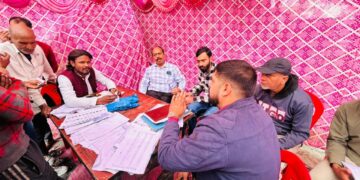 यूथ बिंग सपा के राष्ट्रीय सचिव ने लगवाया कैंप