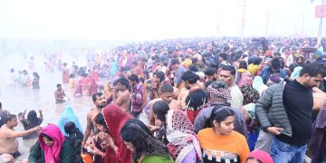 माघ पूर्णिमां पर लाखों श्रद्धालुओं ने लगाई आस्था की डुबकी