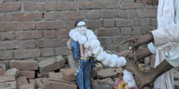 बिसौली के ढोरनपुर में बाबा साहेब की प्रतिमा लगाने पर बने तनावपूर्ण हालात