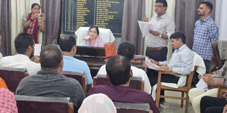 नगर पालिका बोर्ड की बैठक में शहर के विकास कार्य प्रस्तावों पर लगी मंजूरी की मोहर