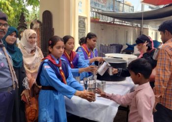 जनसेवा में सबसे आगे स्काउट गाइड : गर्मी में जलसेवा शुरू