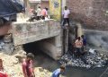 नगर पालिका दिनरात नालों की कर रही साफ-सफाई