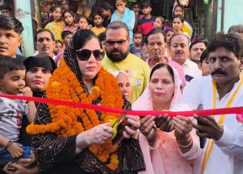नई सराय नई बस्ती में विकास कार्यों की सौगात, पालिकाध्यक्ष फात्मा रज़ा ने किया उद्घाटन