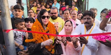 नई सराय नई बस्ती में विकास कार्यों की सौगात, पालिकाध्यक्ष फात्मा रज़ा ने किया उद्घाटन