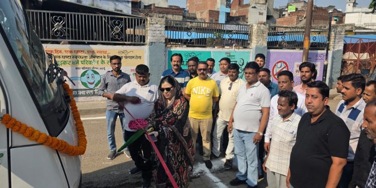 भीषण गर्मी से राहत को शहर में शुरू हुई मिस्ट फॉगिंग : पालिकाध्यक्ष फात्मा रजा