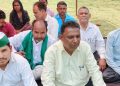 निजी तालाब पर कब्जा का आरोप, 7वें दिन भी धरना जारी