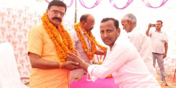 बावट गांव में सदर विधायक ने सीसी मार्ग की दी सौगात, लोकार्पण किया