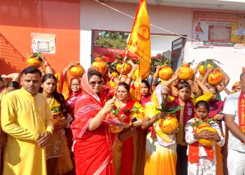 ज्योति कलश रथ यात्रा का हुआ पूजन, देवकली पटना से बदायूं तक गूंजे गायत्री मंत्र