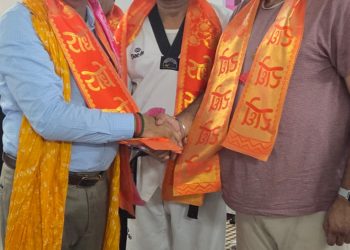 नेपाल में कांस्य पदक जीतने वाले बदायूं के अजय पाल सिंह सम्मानित
