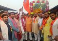 भामाशाह जन्मोत्सव पर वजीरगंज में पहली बार निकली भव्य शोभायात्रा, पुष्पवर्षा से हुआ स्वागत