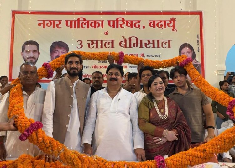 बदायूं नगर पालिका के तीन साल बेमिसाल : 50 करोड़ से कराए विकास कार्य