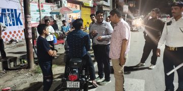 मोडिफाइड साइलेंसर के खिलाफ परिवाहन विभाग का अभियान, पांच बुलेट बाइक सीज