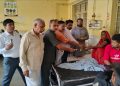 भामाशाह जयंती पर मरीजों को वितरित की खाद्य सामग्री, राष्ट्रीय अवकाश की उठाई मांग