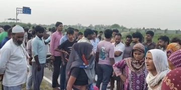 मक्का की रखवाली कर रहे किसान को अज्ञात वाहन ने कुचला, दर्दनाक मौत