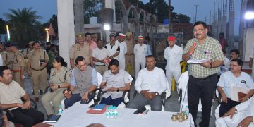 आषाढ़ अमावस्या व कांवड़ यात्रा की तैयारियां : सुरक्षा व्यवस्था को लेकर कछला गंगा घाट पर अफसरों की बैठक