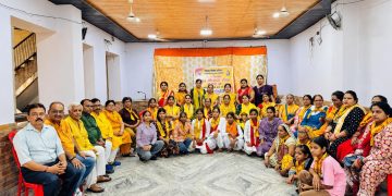 बाल संस्कार केंद्र अभ्यास वर्ग का आयोजन, मातृशक्ति व दुर्गा वाहिनी की सहभागिता