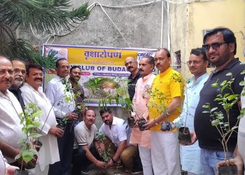 रोटरी क्लब ऑफ बदायूं गोल्ड की ओर से पौधारोपण, पर्यावरण संरक्षण का दिया संदेश