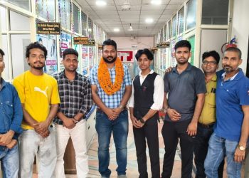 राष्ट्रीय चिकित्सक दिवस पर युवा एकता मंच ने किया डॉक्टरों का सम्मान