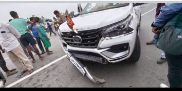 गंगा एक्सप्रेस-वे पर भीषण सड़क हादसा, बिसौली विधायक आशुतोष मौर्य घायल