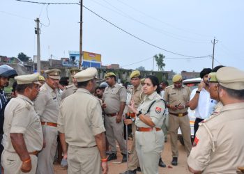 कांवड़ यात्रा : SSP अंकिता शर्मा ने कछला घाट और यात्रा मार्ग का किया निरीक्षण