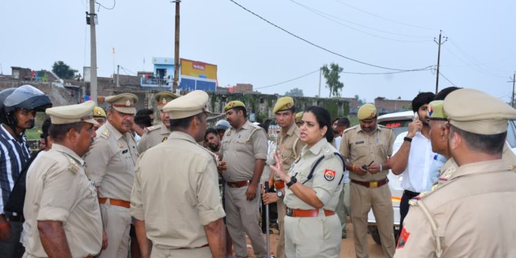 कांवड़ यात्रा : SSP अंकिता शर्मा ने कछला घाट और यात्रा मार्ग का किया निरीक्षण