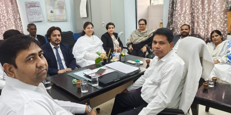 राष्ट्रीय लोक अदालत को सफल बनाने के लिए न्यायिक अधिकारियों की बैठक