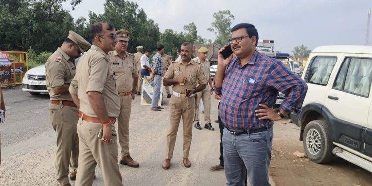 कछला गंगा घाट और कांवड़ मार्ग का निरीक्षण, सुरक्षा व्यवस्था को लेकर दिए सख्त निर्देश