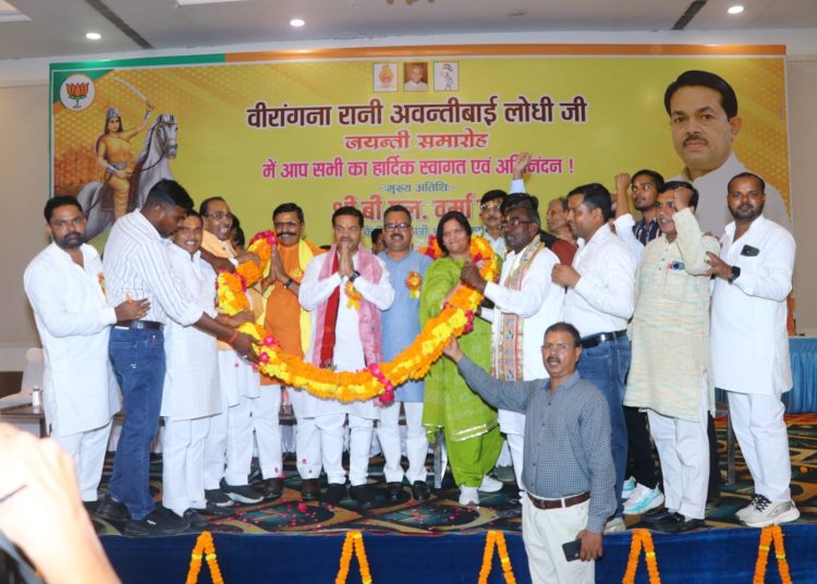 रानी अवंतीबाई लोधी की वीरगाथा युवाओं में जगाती है राष्ट्रभक्ति और स्वाभिमान : बीएल वर्मा