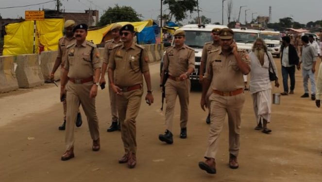 कांवड़ यात्रा को लेकर कछला घाट व मार्ग का निरीक्षण, सुरक्षा व्यवस्था परखी
