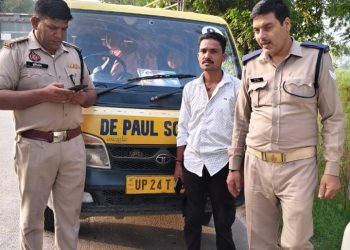 स्कूली बच्चों की सुरक्षा को लेकर परिवहन विभाग की बड़ी कार्रवाई, पांच वाहन चालान 