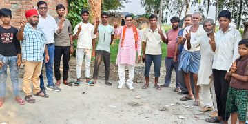 सेवा संकल्प अभियान के तहत दर्जनों गांवों में पहुंचे राम नरेश गौतम